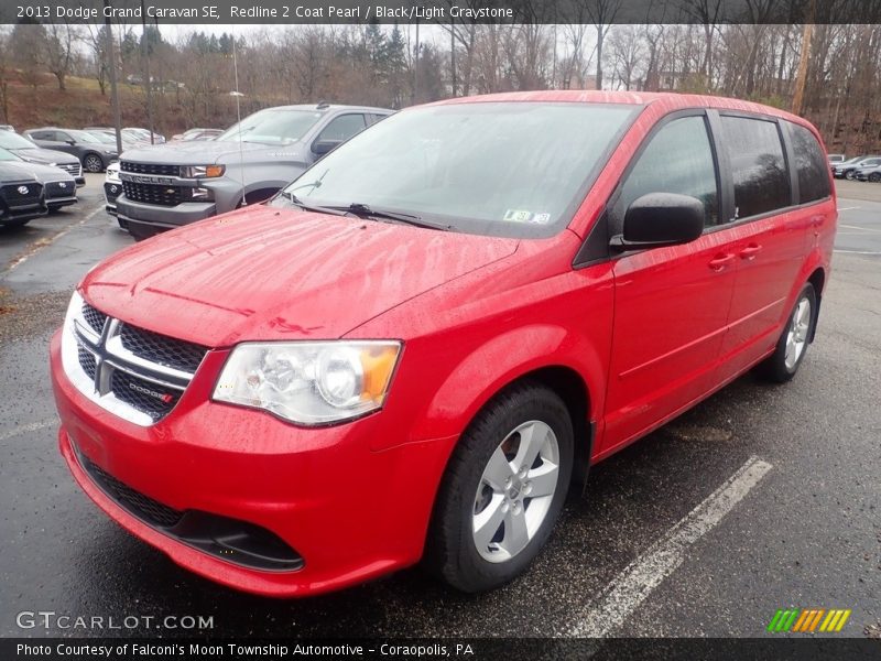 Redline 2 Coat Pearl / Black/Light Graystone 2013 Dodge Grand Caravan SE