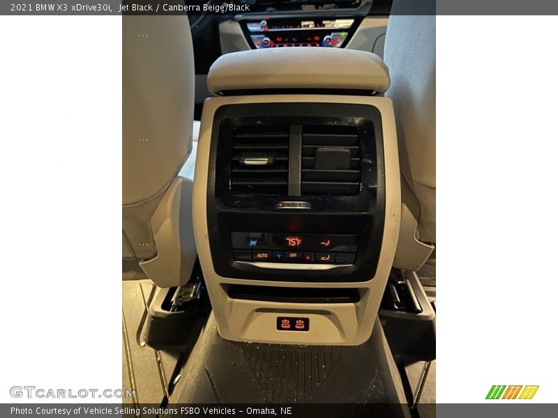 Jet Black / Canberra Beige/Black 2021 BMW X3 xDrive30i