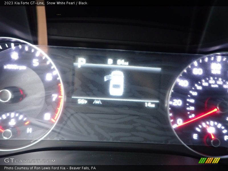 Snow White Pearl / Black 2023 Kia Forte GT-Line