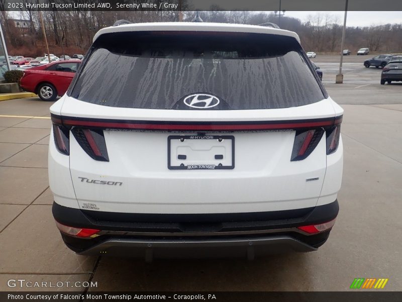 Serenity White / Gray 2023 Hyundai Tucson Limited AWD