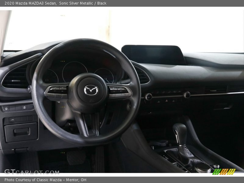 Sonic Silver Metallic / Black 2020 Mazda MAZDA3 Sedan