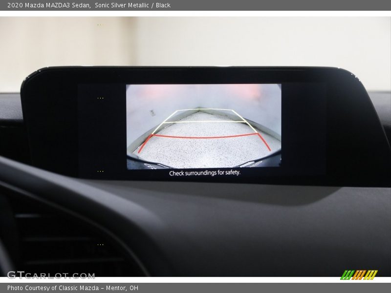 Sonic Silver Metallic / Black 2020 Mazda MAZDA3 Sedan