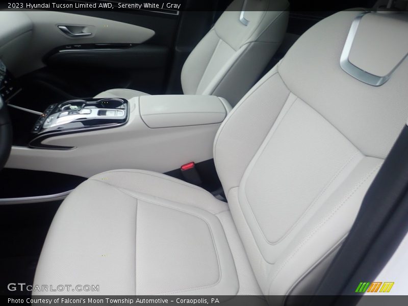 Serenity White / Gray 2023 Hyundai Tucson Limited AWD
