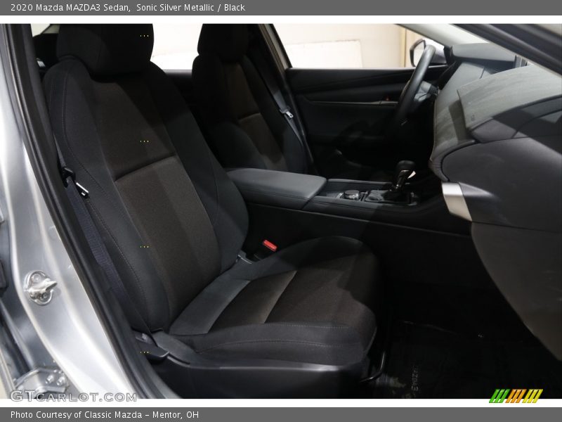 Sonic Silver Metallic / Black 2020 Mazda MAZDA3 Sedan