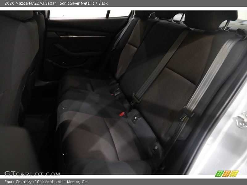 Sonic Silver Metallic / Black 2020 Mazda MAZDA3 Sedan