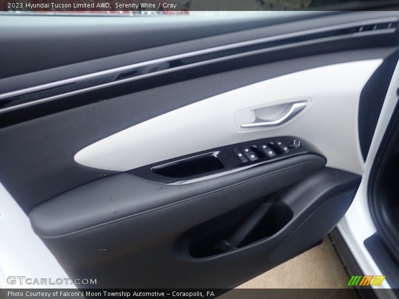 Serenity White / Gray 2023 Hyundai Tucson Limited AWD