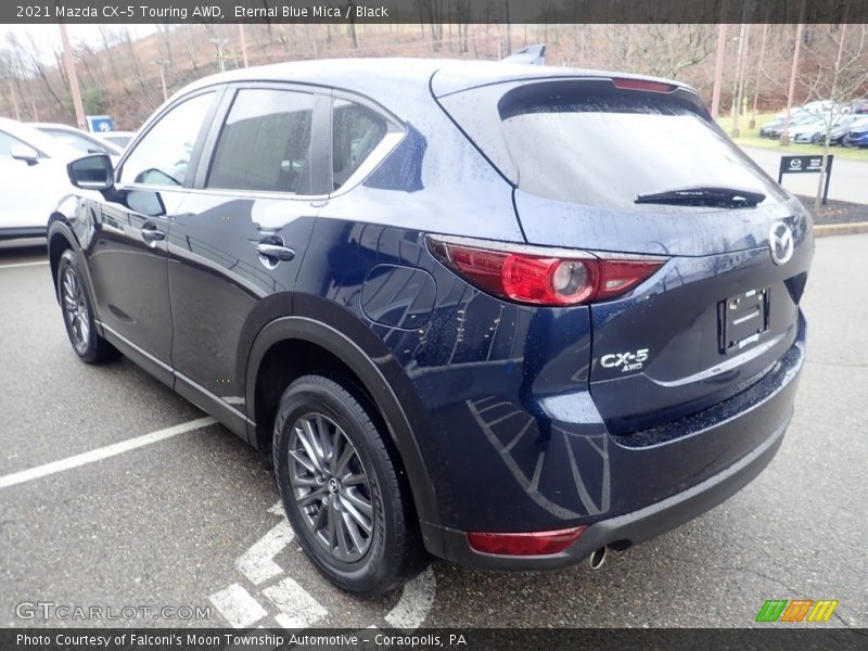 Eternal Blue Mica / Black 2021 Mazda CX-5 Touring AWD