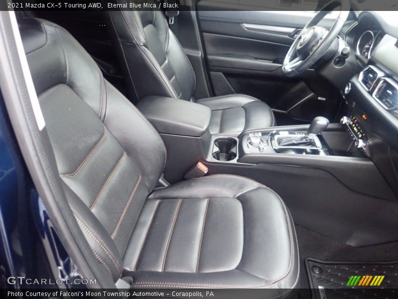 Eternal Blue Mica / Black 2021 Mazda CX-5 Touring AWD