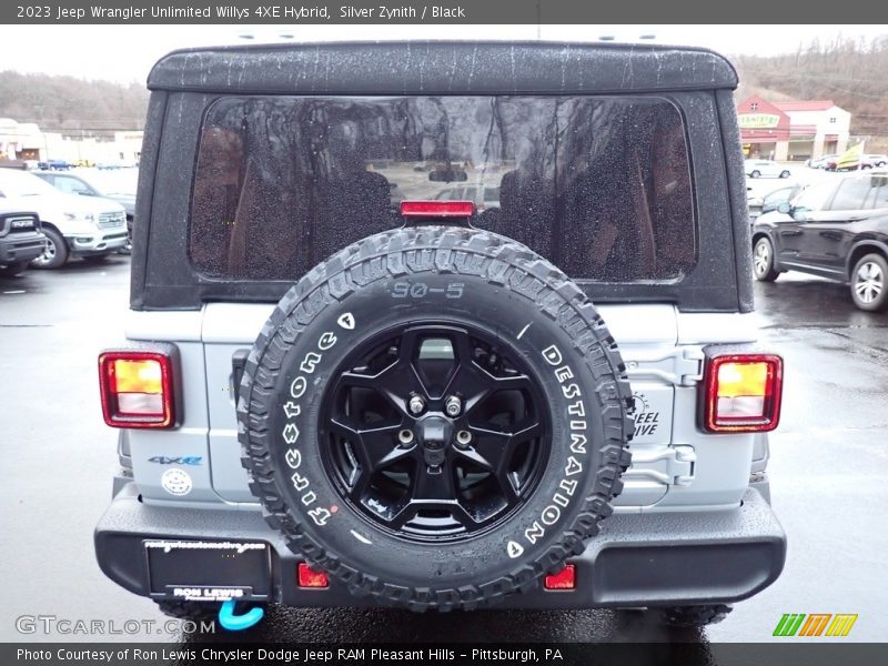 Silver Zynith / Black 2023 Jeep Wrangler Unlimited Willys 4XE Hybrid