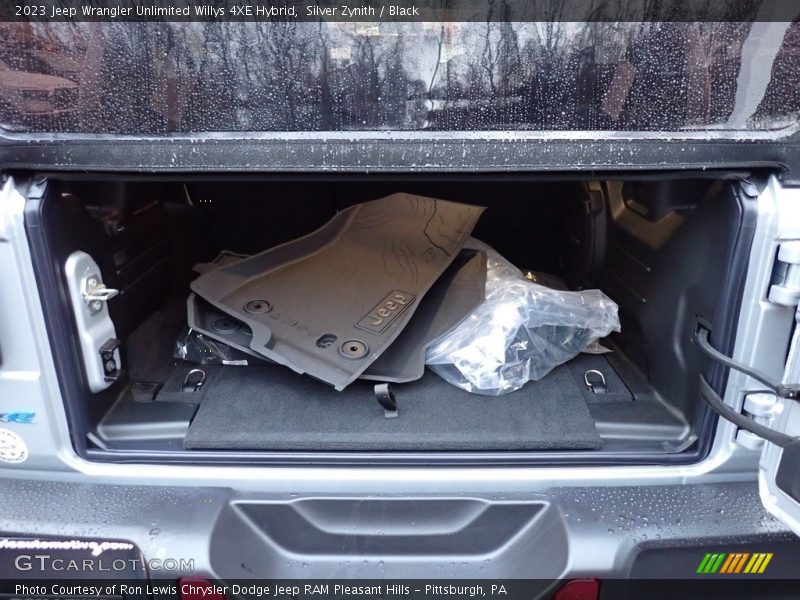 Silver Zynith / Black 2023 Jeep Wrangler Unlimited Willys 4XE Hybrid