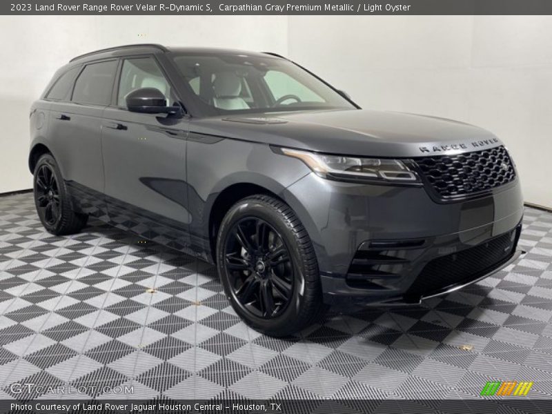Carpathian Gray Premium Metallic / Light Oyster 2023 Land Rover Range Rover Velar R-Dynamic S