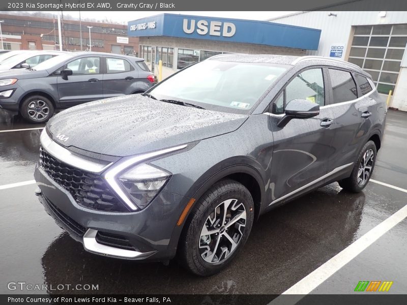 Front 3/4 View of 2023 Sportage Hybrid EX AWD