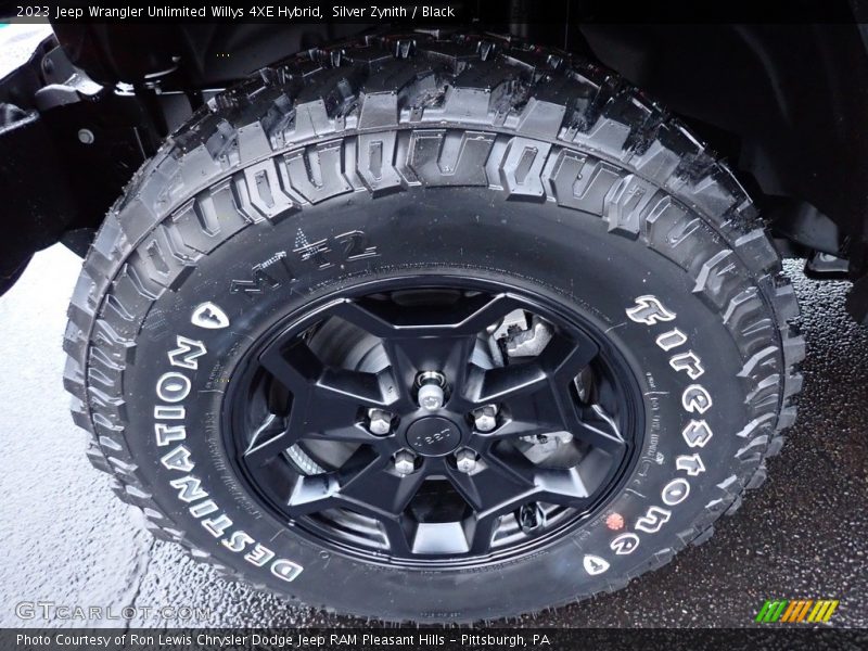 Silver Zynith / Black 2023 Jeep Wrangler Unlimited Willys 4XE Hybrid