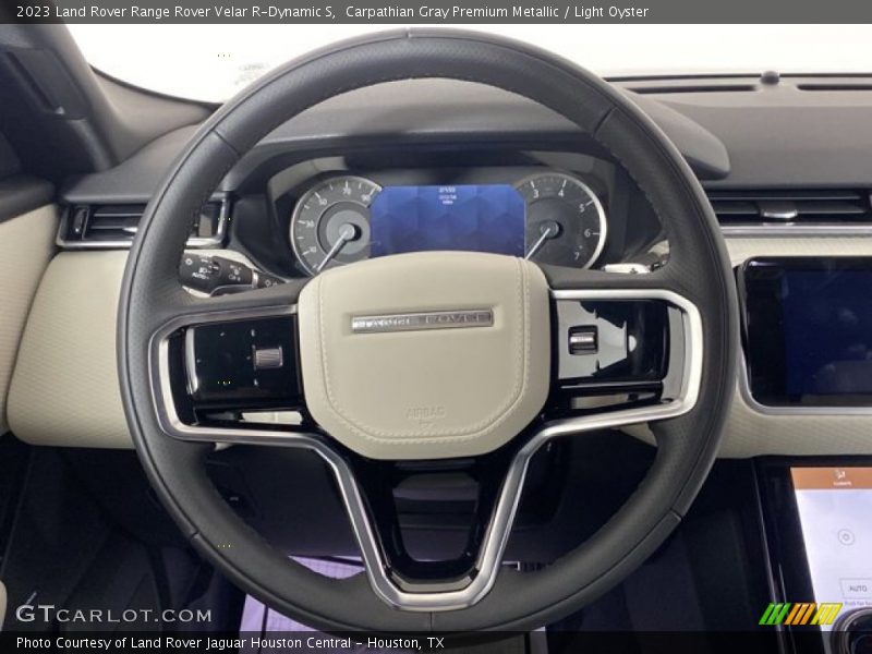 Carpathian Gray Premium Metallic / Light Oyster 2023 Land Rover Range Rover Velar R-Dynamic S