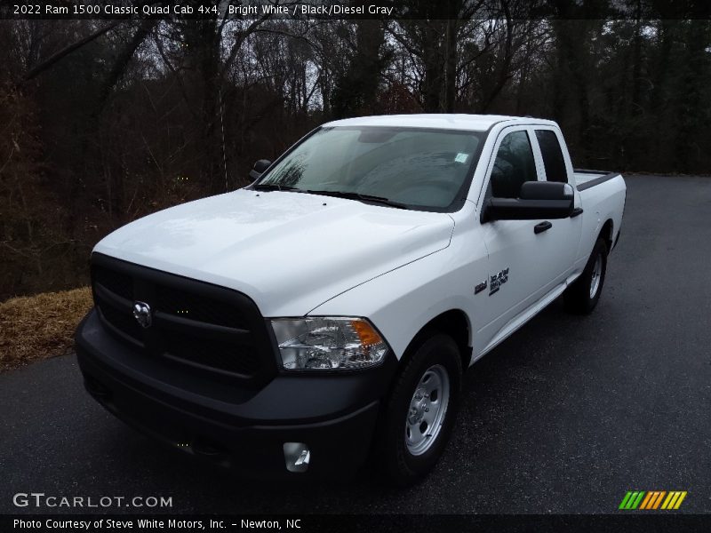 Bright White / Black/Diesel Gray 2022 Ram 1500 Classic Quad Cab 4x4