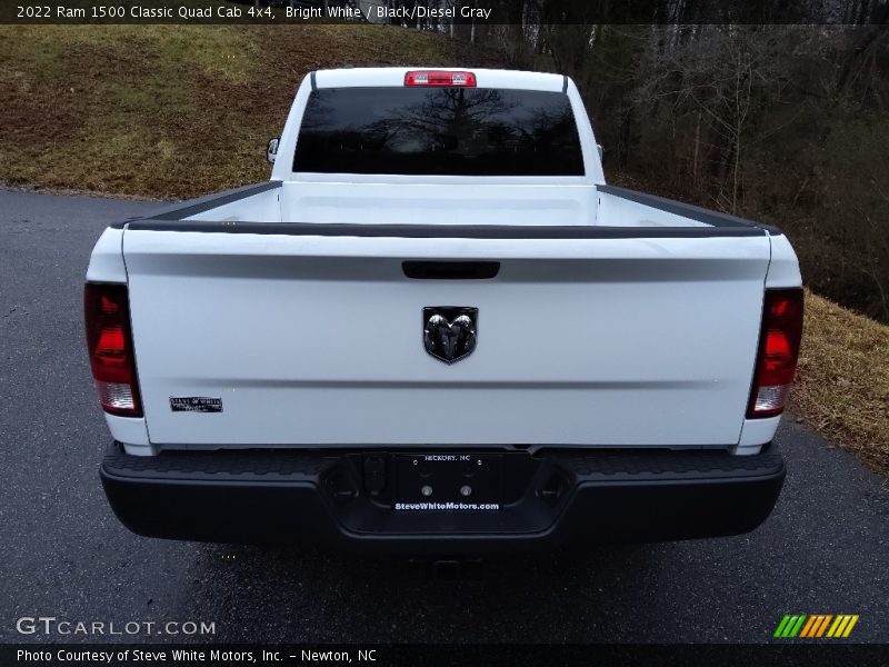 Bright White / Black/Diesel Gray 2022 Ram 1500 Classic Quad Cab 4x4