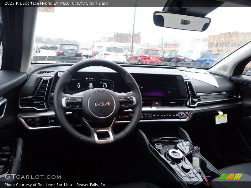 Dashboard of 2023 Sportage Hybrid EX AWD