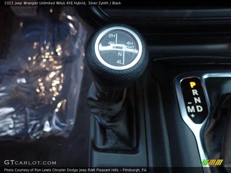 2023 Wrangler Unlimited Willys 4XE Hybrid 8 Speed Automatic Shifter