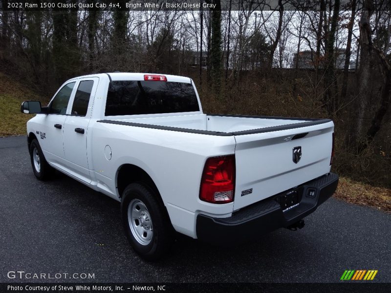 Bright White / Black/Diesel Gray 2022 Ram 1500 Classic Quad Cab 4x4