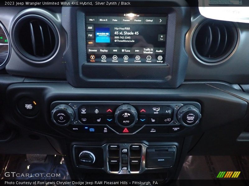 Controls of 2023 Wrangler Unlimited Willys 4XE Hybrid