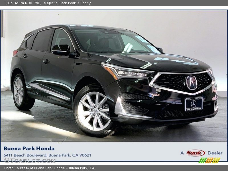Majestic Black Pearl / Ebony 2019 Acura RDX FWD