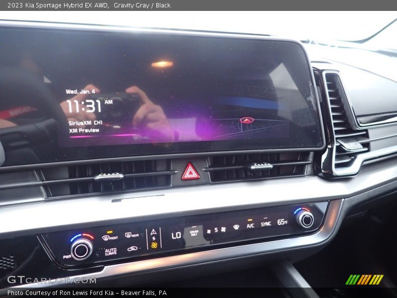 Gravity Gray / Black 2023 Kia Sportage Hybrid EX AWD