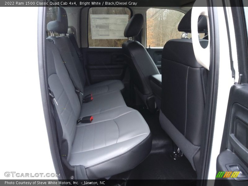 Rear Seat of 2022 1500 Classic Quad Cab 4x4