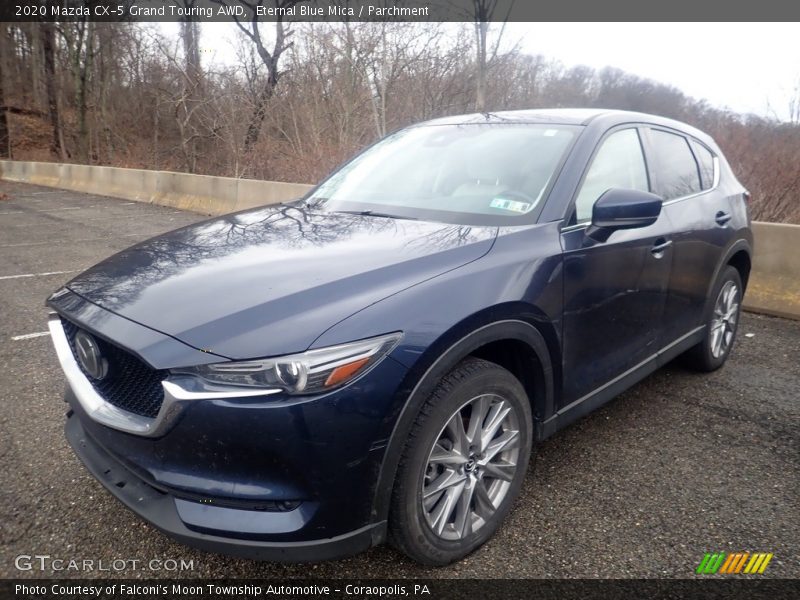 Eternal Blue Mica / Parchment 2020 Mazda CX-5 Grand Touring AWD