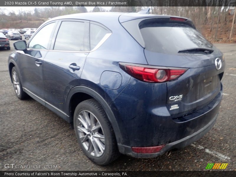 Eternal Blue Mica / Parchment 2020 Mazda CX-5 Grand Touring AWD
