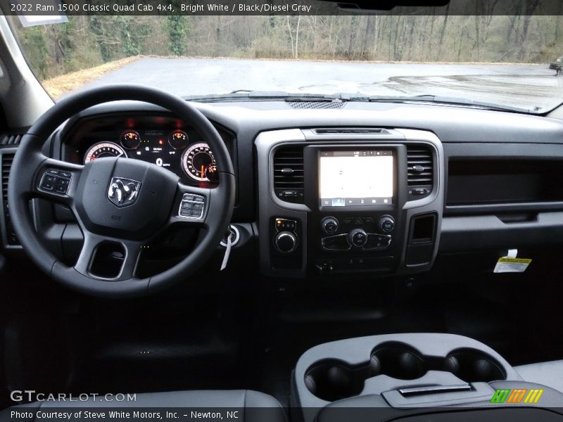 Dashboard of 2022 1500 Classic Quad Cab 4x4