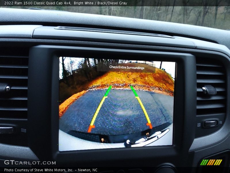 Bright White / Black/Diesel Gray 2022 Ram 1500 Classic Quad Cab 4x4