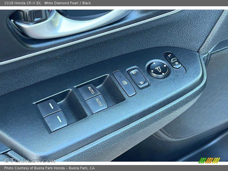 White Diamond Pearl / Black 2018 Honda CR-V EX