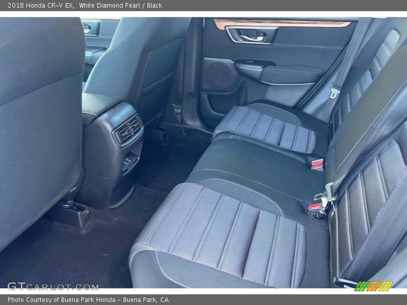 White Diamond Pearl / Black 2018 Honda CR-V EX