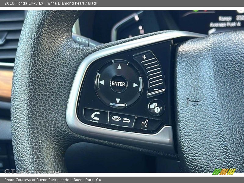 White Diamond Pearl / Black 2018 Honda CR-V EX