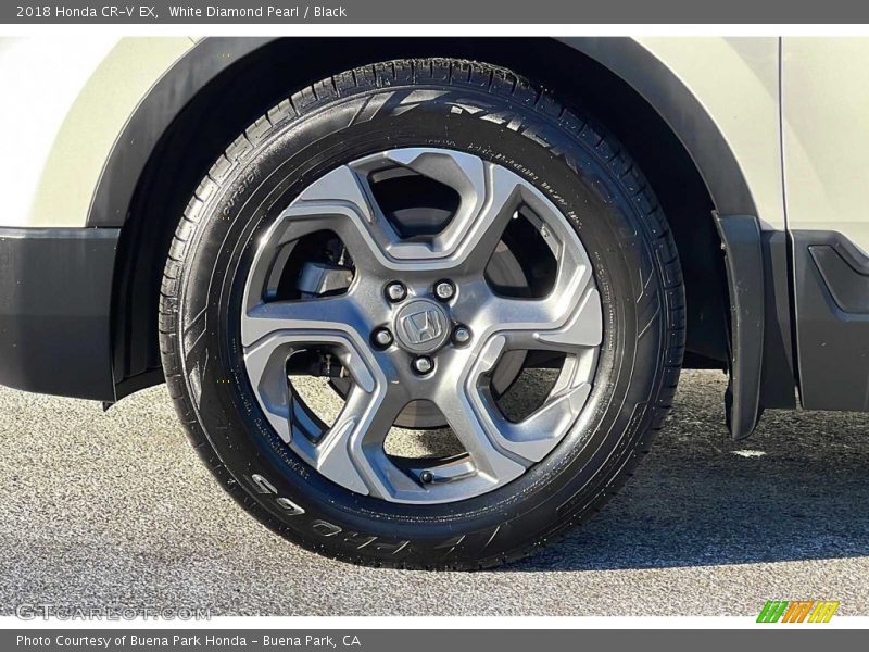 White Diamond Pearl / Black 2018 Honda CR-V EX