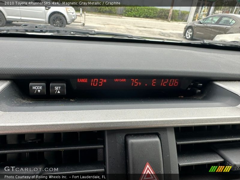 Magnetic Gray Metallic / Graphite 2010 Toyota 4Runner SR5 4x4