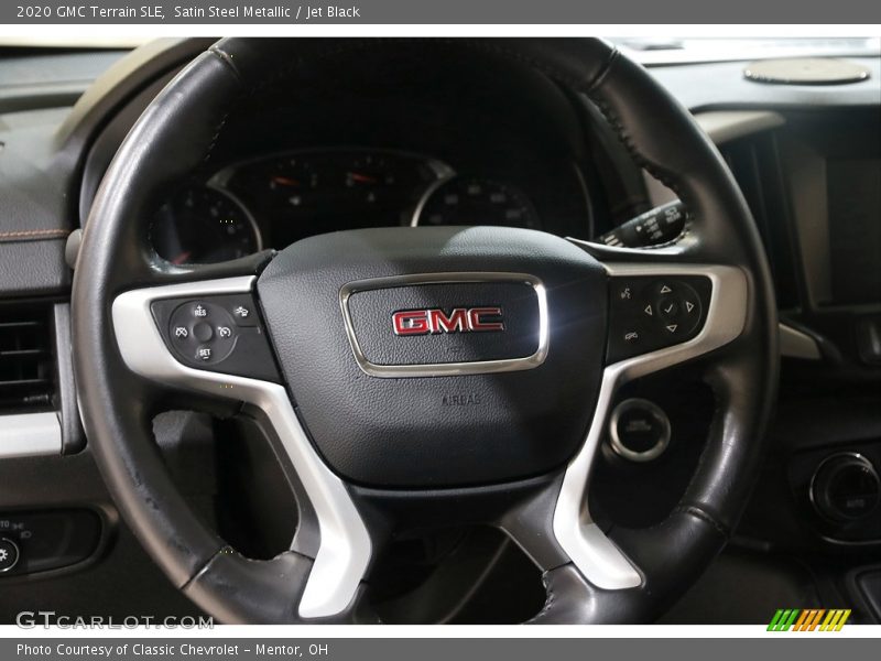 Satin Steel Metallic / Jet Black 2020 GMC Terrain SLE