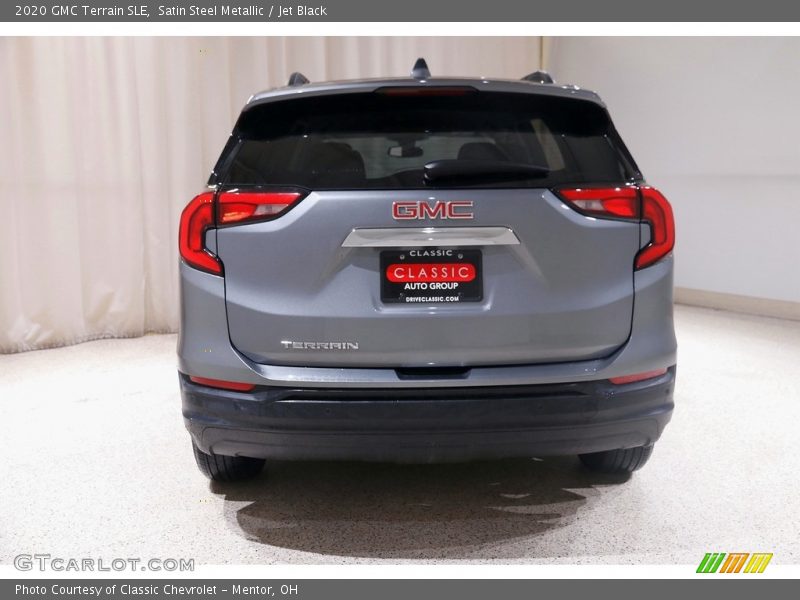 Satin Steel Metallic / Jet Black 2020 GMC Terrain SLE
