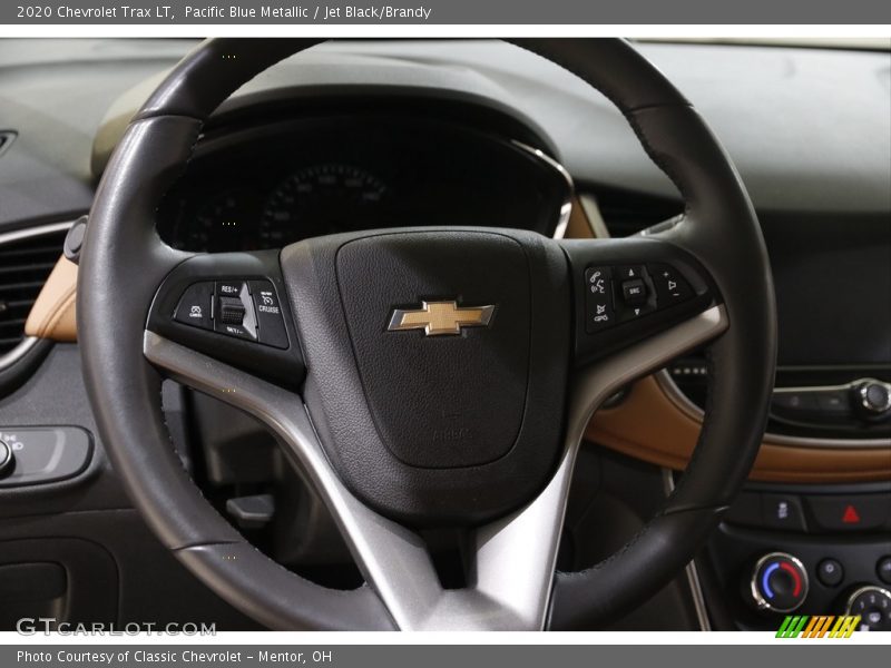Pacific Blue Metallic / Jet Black/Brandy 2020 Chevrolet Trax LT