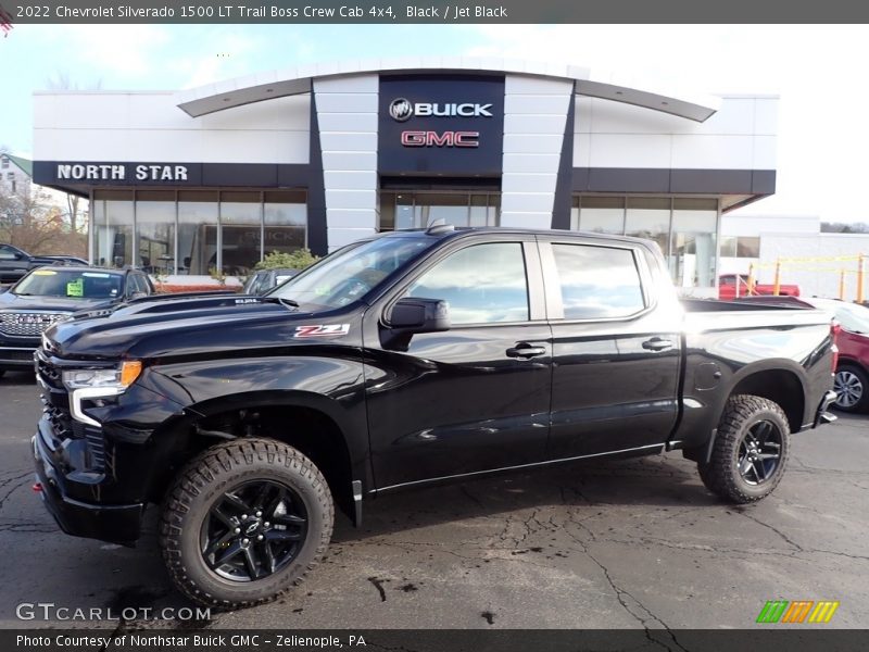 Black / Jet Black 2022 Chevrolet Silverado 1500 LT Trail Boss Crew Cab 4x4