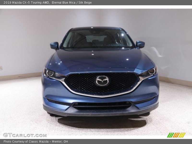 Eternal Blue Mica / Silk Beige 2019 Mazda CX-5 Touring AWD