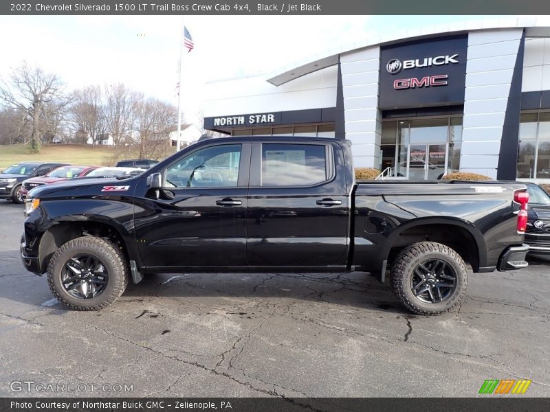 Black / Jet Black 2022 Chevrolet Silverado 1500 LT Trail Boss Crew Cab 4x4