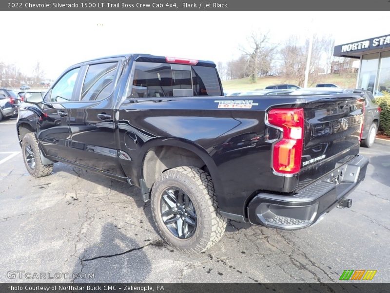 Black / Jet Black 2022 Chevrolet Silverado 1500 LT Trail Boss Crew Cab 4x4