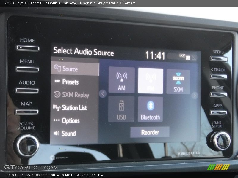 Controls of 2020 Tacoma SR Double Cab 4x4