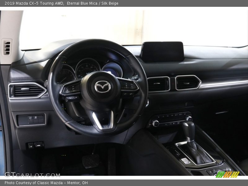 Eternal Blue Mica / Silk Beige 2019 Mazda CX-5 Touring AWD