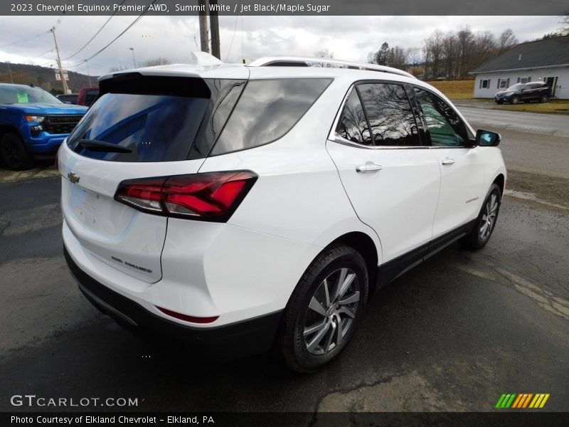 Summit White / Jet Black/Maple Sugar 2023 Chevrolet Equinox Premier AWD