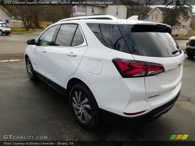 Summit White / Jet Black/Maple Sugar 2023 Chevrolet Equinox Premier AWD