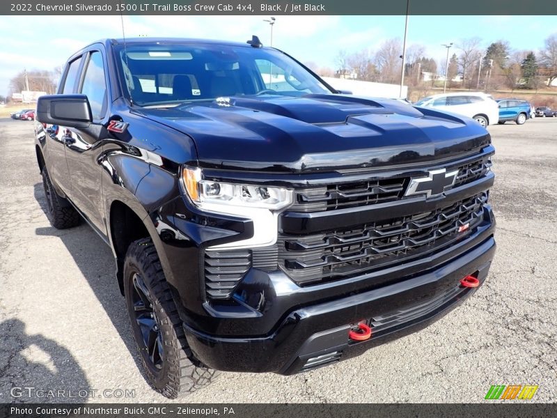 Black / Jet Black 2022 Chevrolet Silverado 1500 LT Trail Boss Crew Cab 4x4