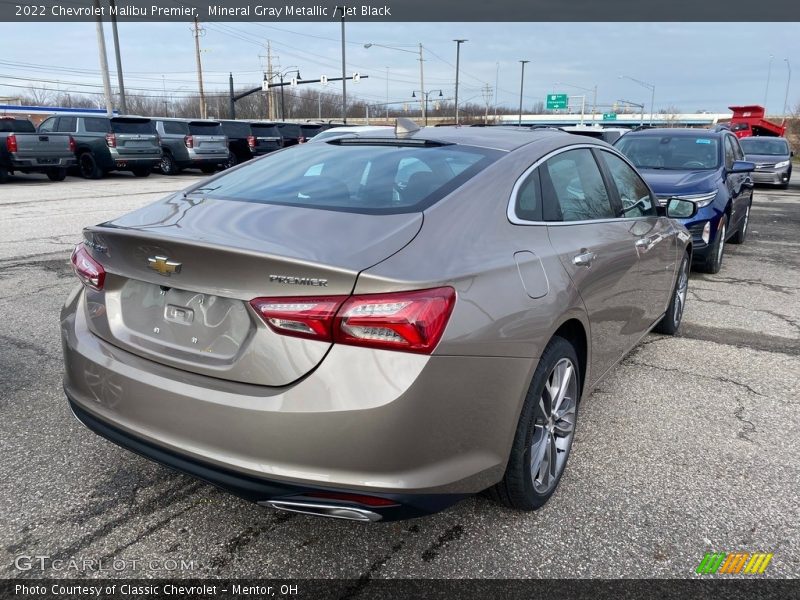 Mineral Gray Metallic / Jet Black 2022 Chevrolet Malibu Premier