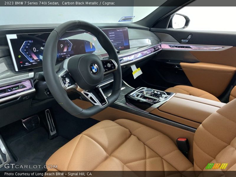  2023 7 Series 740i Sedan Cognac Interior